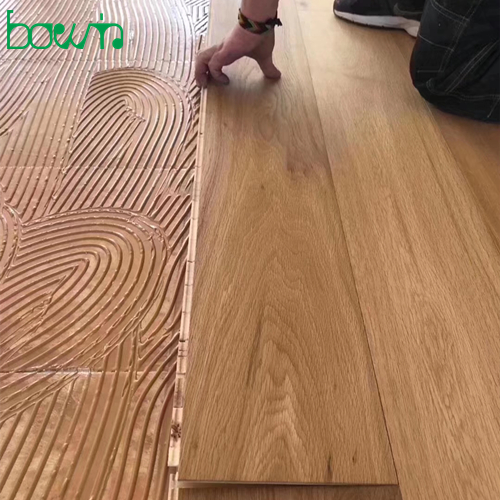 Gluing Down Engineered Hardwoods on Concrete Subfloors