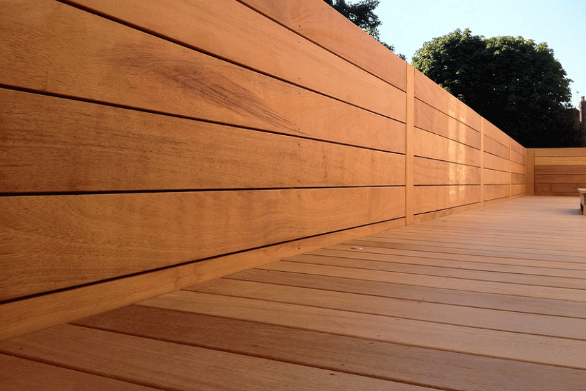 Waterproof African Teak Outdoor Wood Decking