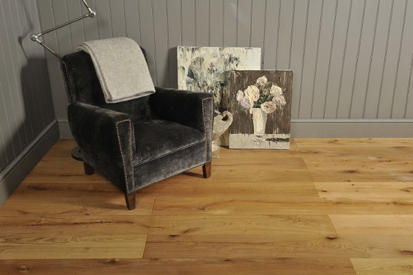 Rustic Natural Oiled Oak Engineered Hardwood Wood Flooring